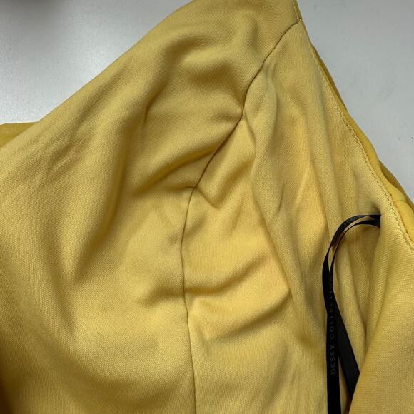 Dessy Collection Mila Luxe Chiffon Formal Marigold Style 3020 Women 6 Reg. NWT - Picture 12 of 12